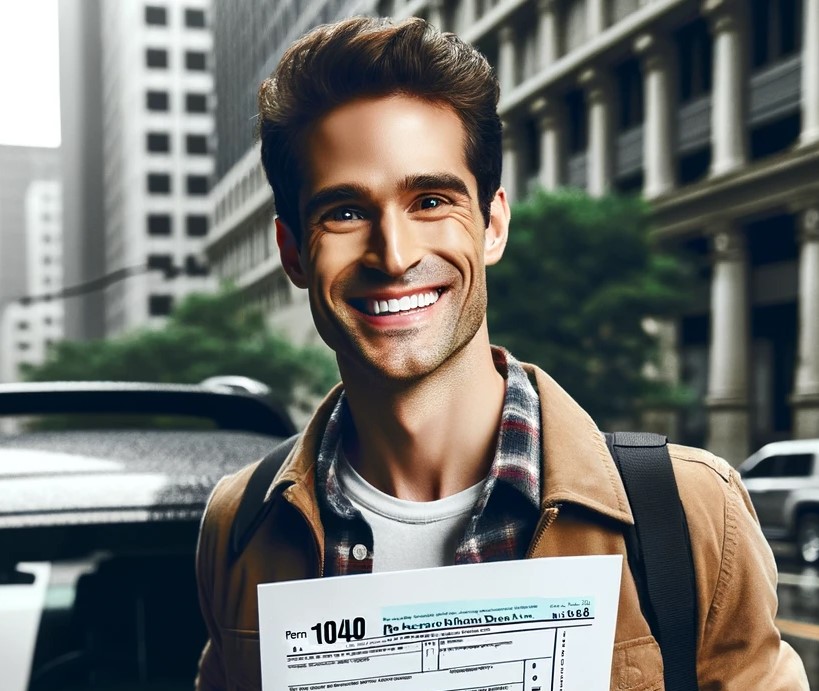 picture of driver with 1040